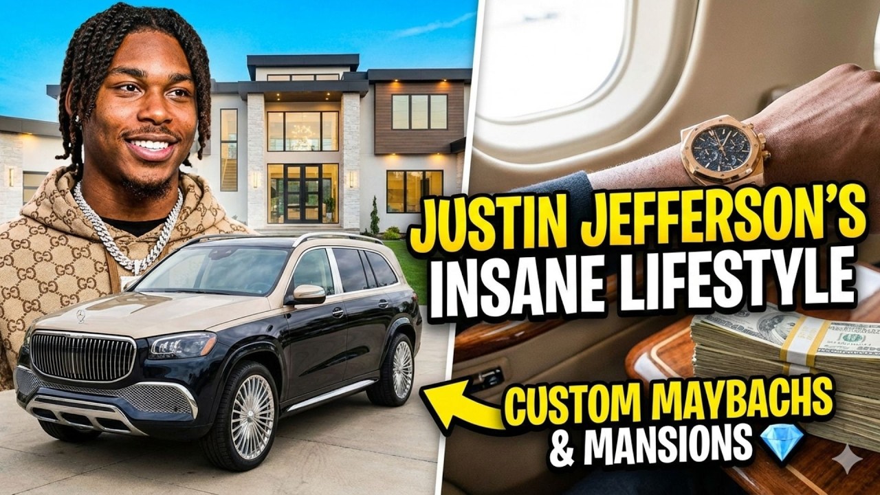 Inside Justin Jefferson’s INSANE $35M/Year Lifestyle: Custom Maybachs & Mansions 💎
