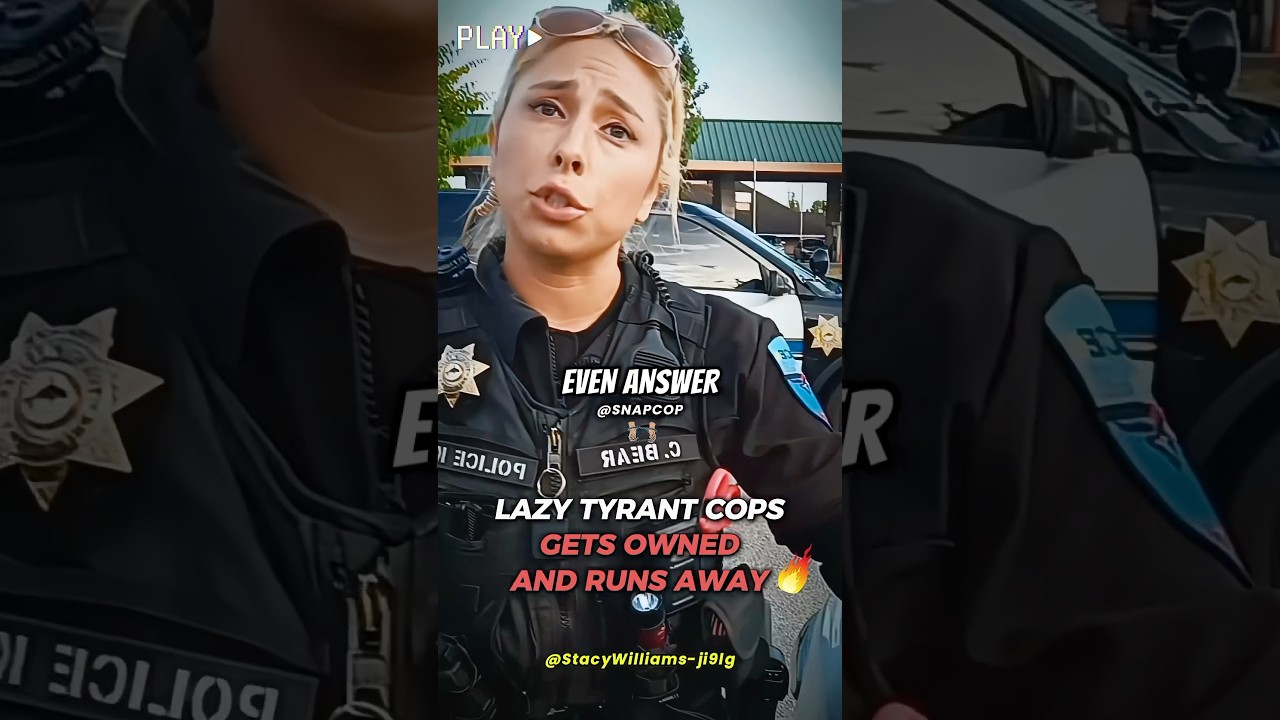 &lsquo;You Assaulted Me&rsquo; Lazy Tyrant Cops Gets Owned And Runs Away