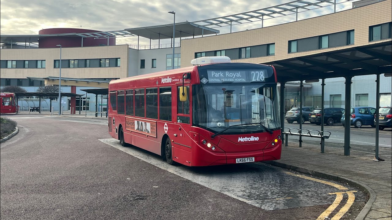 *First Day 228 Back with Metroline* Alexander Dennis Enviro 200 MMC Journey on 228 DEL2255 LK66 FSS