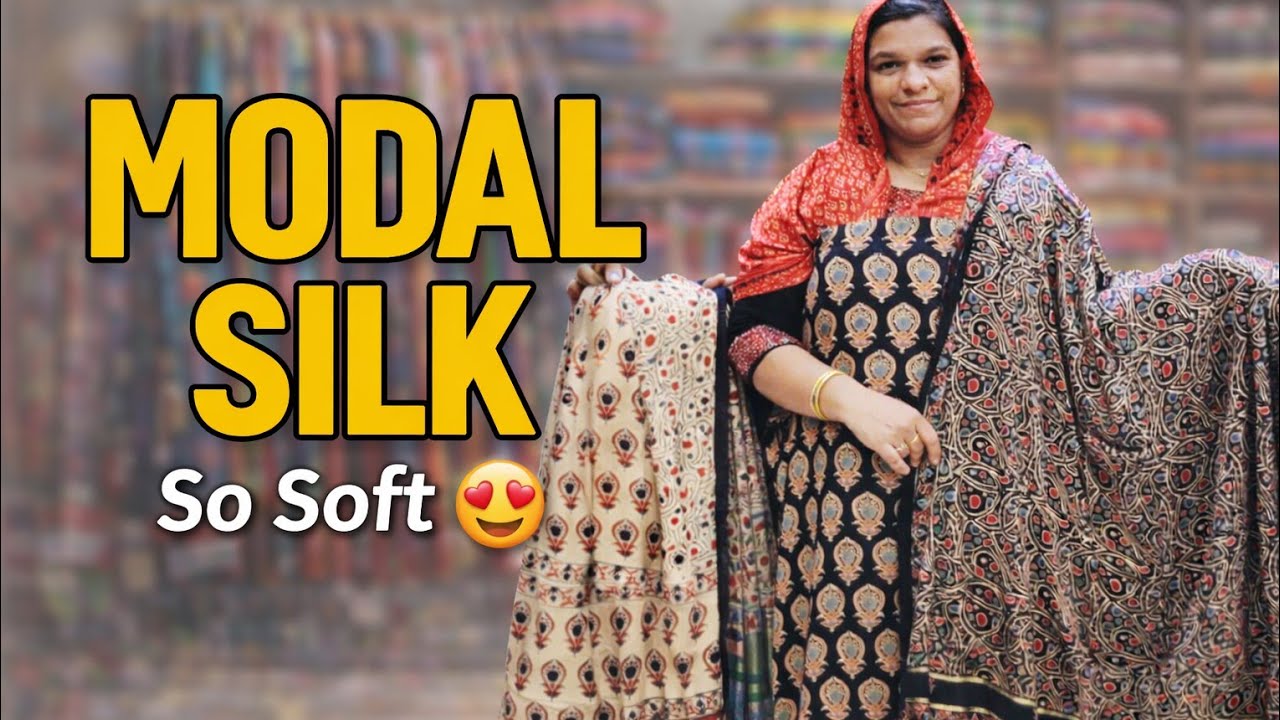 Modal Silk Hand Block print Unstiched Salwar Suits Collections | Pure & Soft |Premium Collections