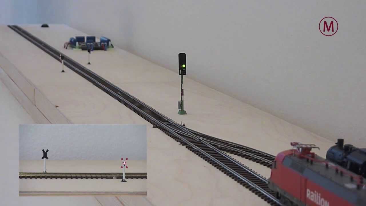Pendelzugautomatik für zwei Züge, Shuttle Train Automatic for two Trains