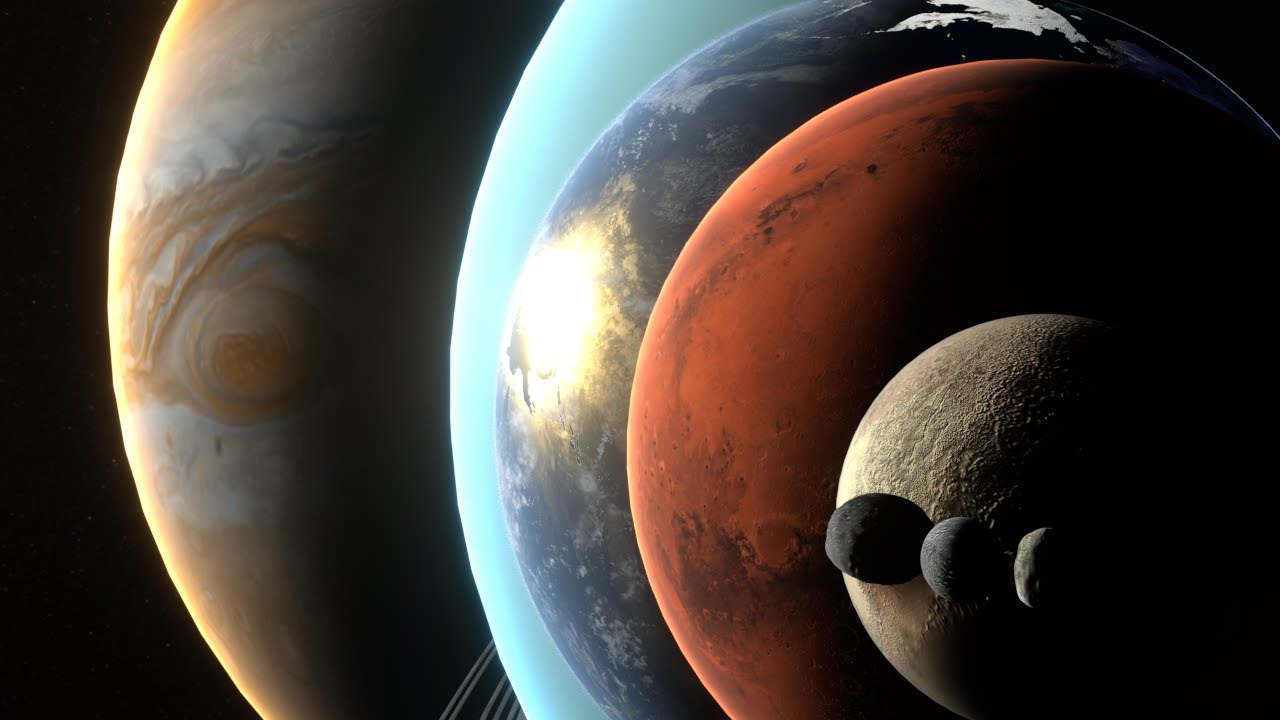 Space Size Comparison - To the Edge of the Universe