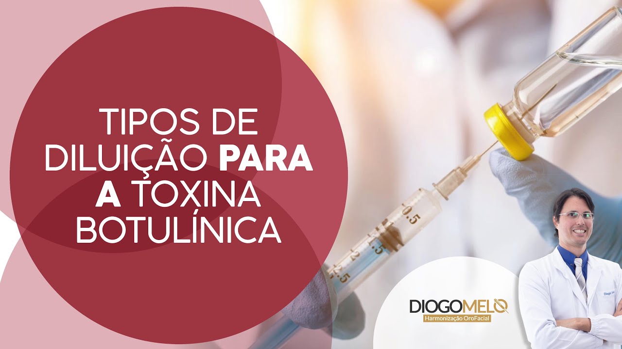 Tipos de diluições para a Toxina Botulínica.