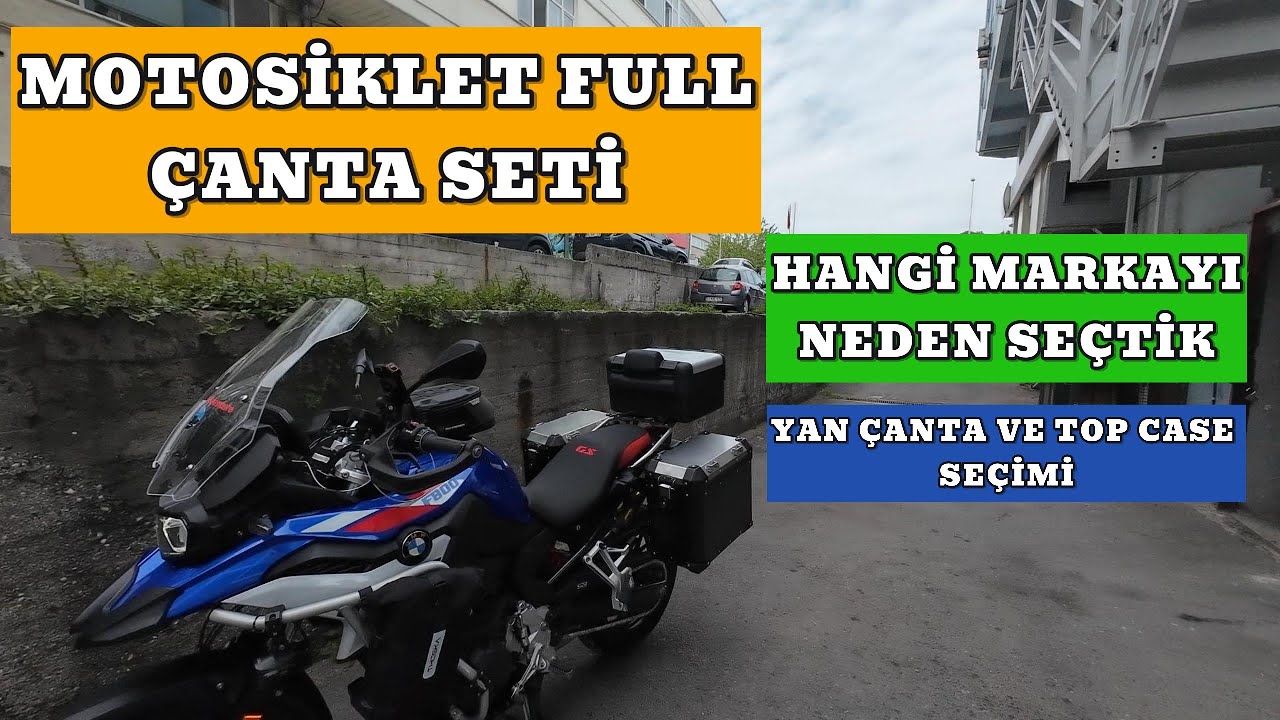 Motosiklet Topcase ve Yan Çanta Seçimi | BMW F800 GS Full Çanta Seti ! Hangi Markayı Neden Seçtik ?