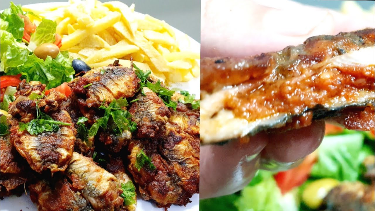 اروع سردين بالدرسة حبة على حبة  وصفة مثل المطاعم😋