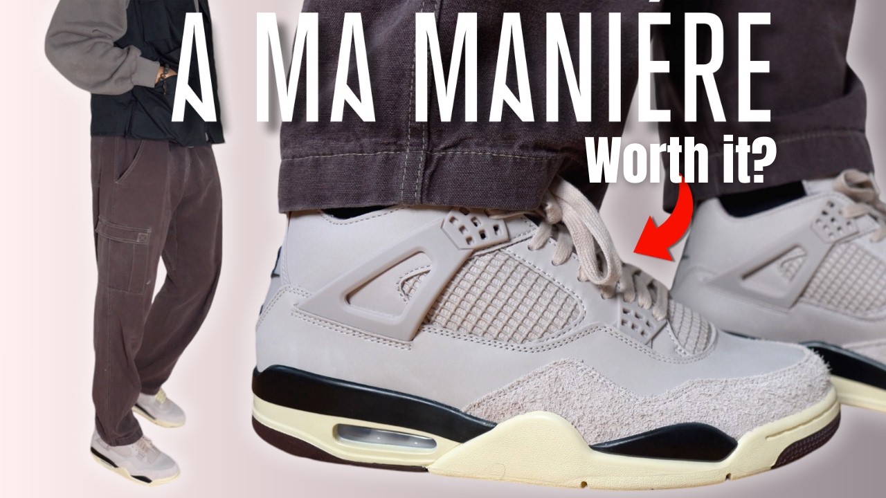 ЛУЧШЕ, чем оригинал? - Jordan 4 A Ma Maniere Обзор «Пока ты спал» и On Feet