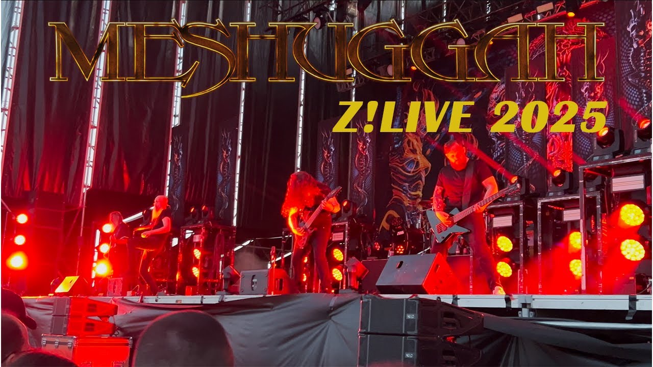 Meshuggah, Born In Dissonance, LIVE, 4K, Zamora LIVE, Z!Live, 12/06/2025