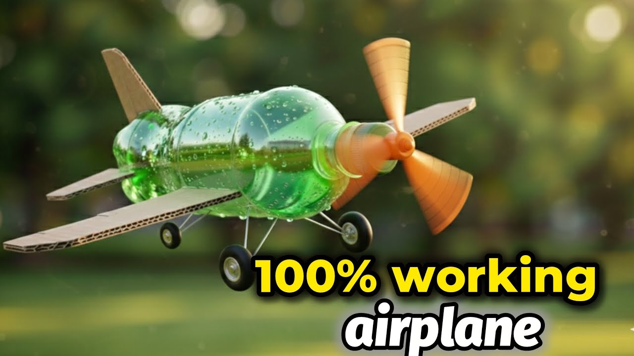 ✈️ Airplane from Plastic Bottles?!