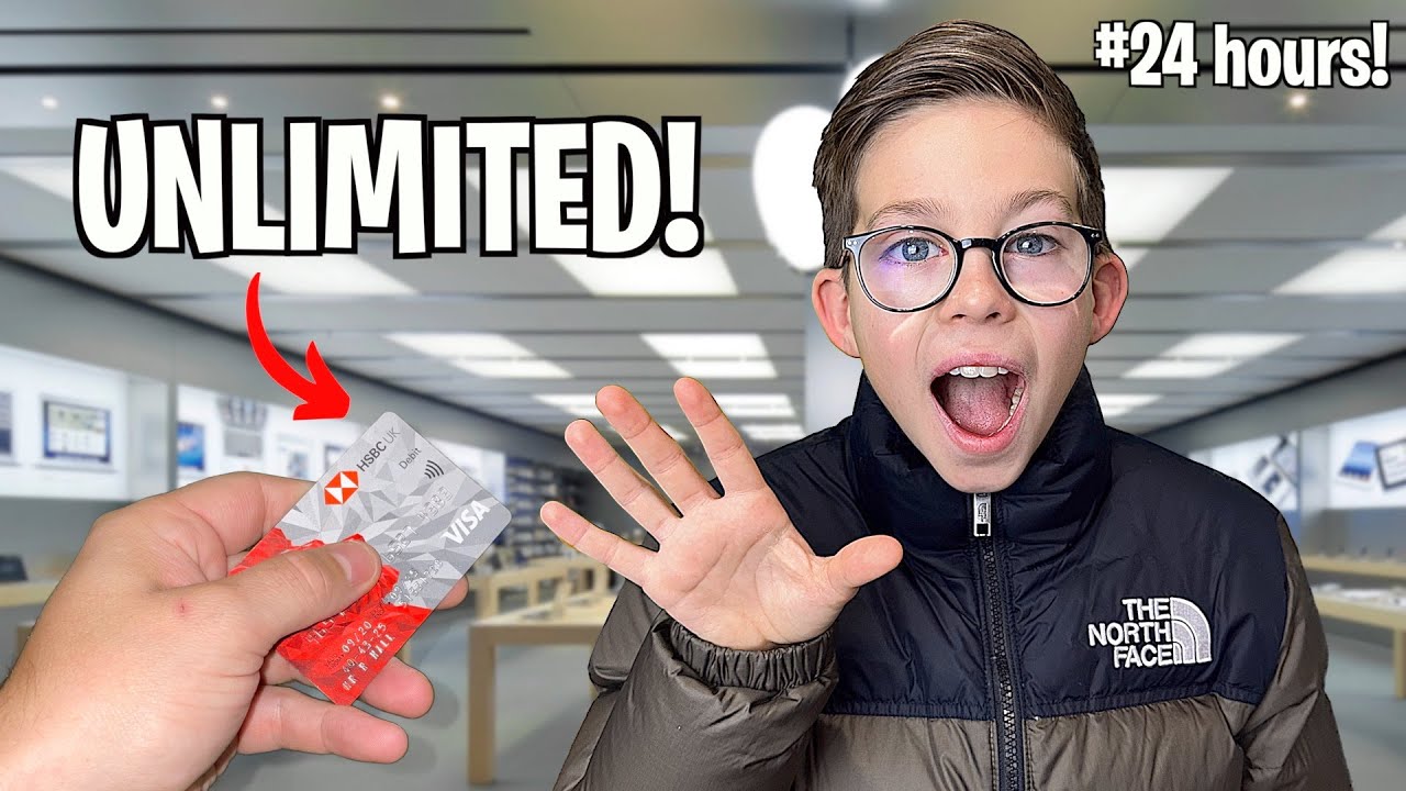 Letting MY 12 YEAR OLD control the CREDIT CARD for 24 HOURS! •UNLIMITED BUDGET•