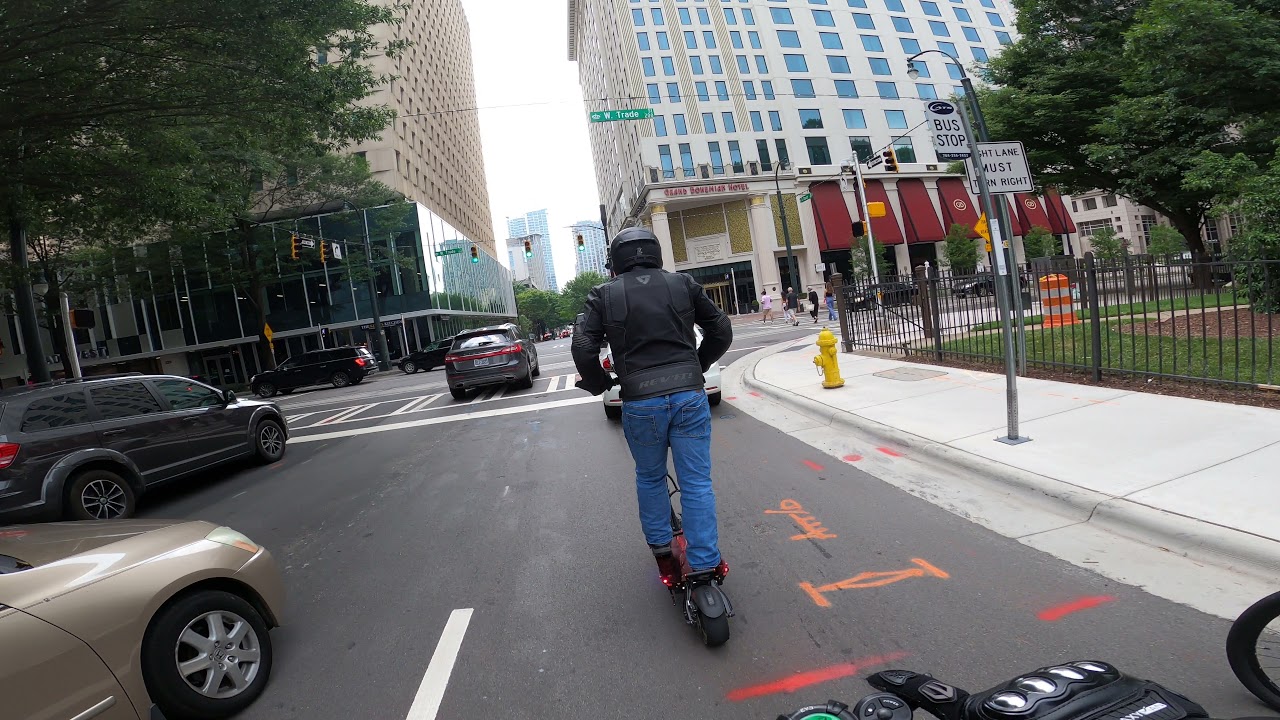 PEV Group Ride in Charlotte Part 1 | Wolf Warrior 4K Ride Footage