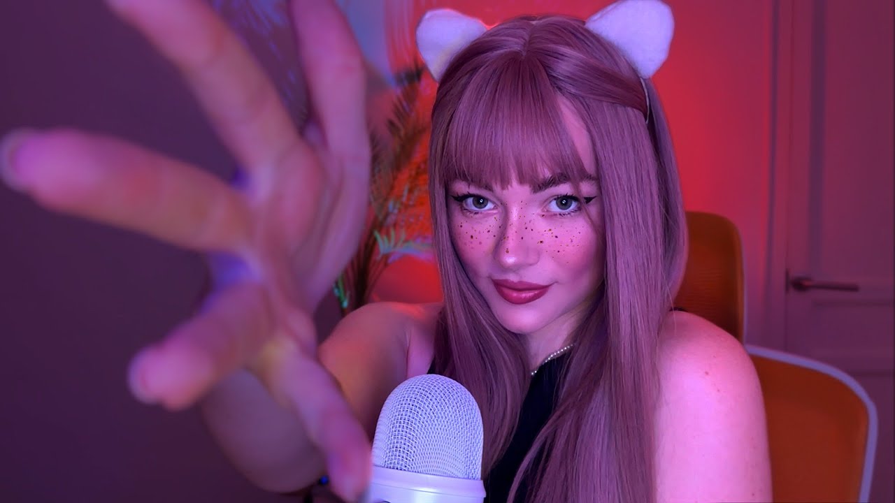 ASMR Purring, Hand Movements, Mouth Sounds, Tapping & Scissors