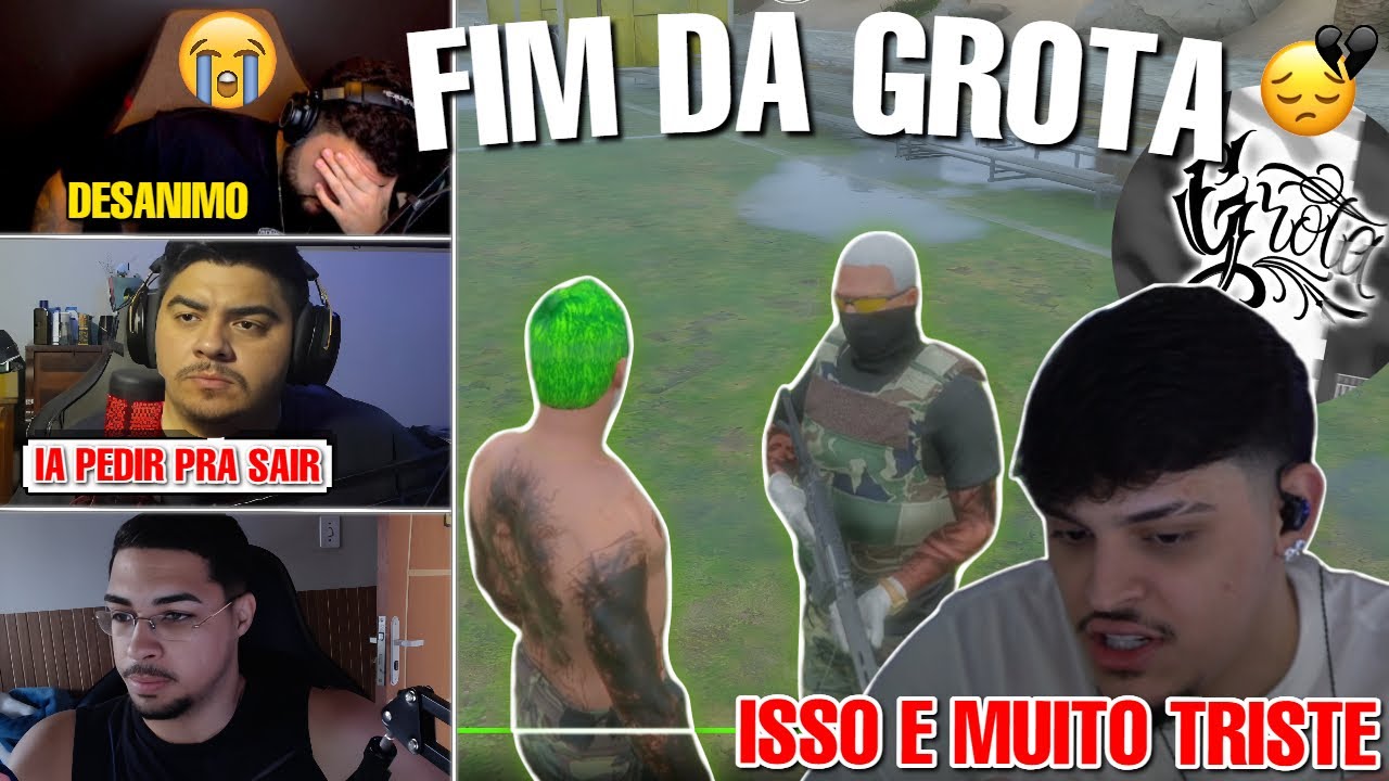 LUANZ7 REAGIU O DESANIMO DOS MEMBROS DA GROTA NA CAPITAL E  FALOU SOBRE | GTA RP