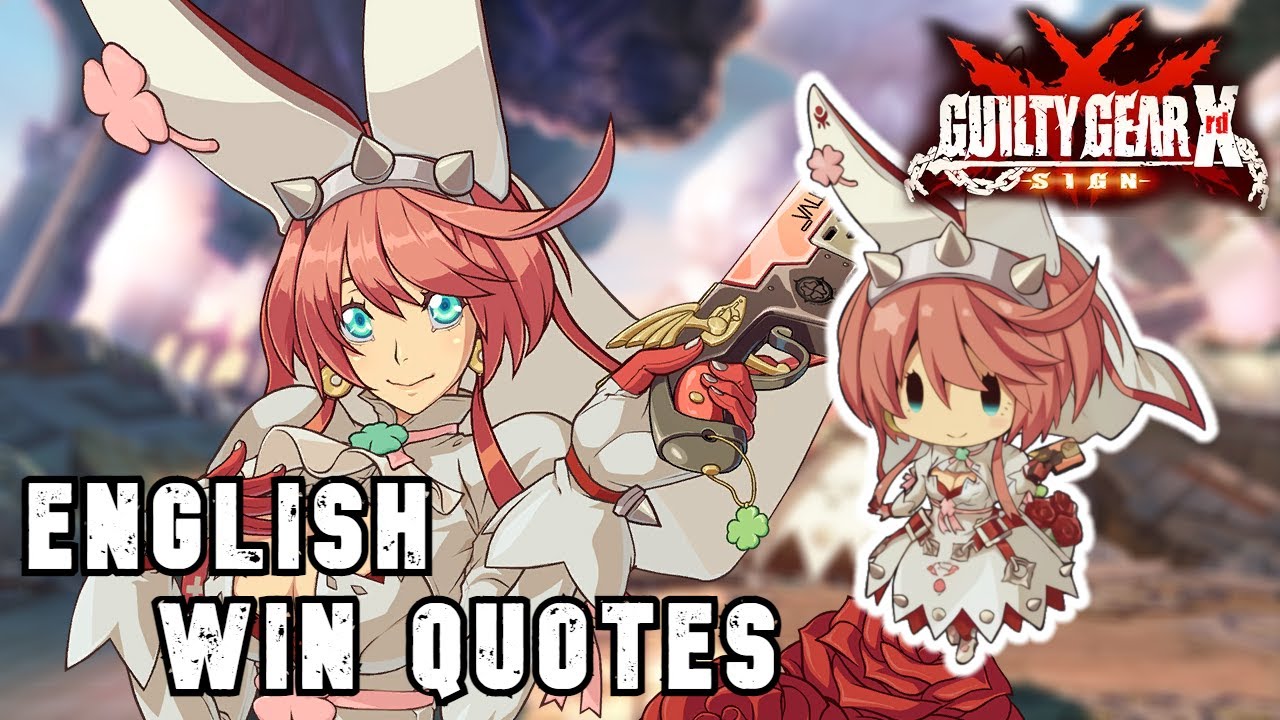 Guilty Gear Xrd: Elphelt Valentine English Voices (Win Quotes)