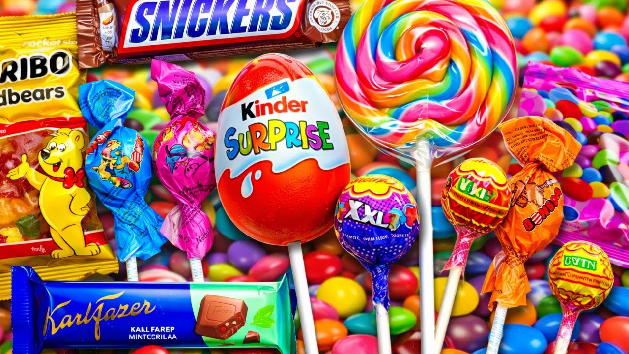 🍭🍫 European Candy & Chocolate ASMR Compilation | German, Swedish & Swiss Sweets (No Talking)