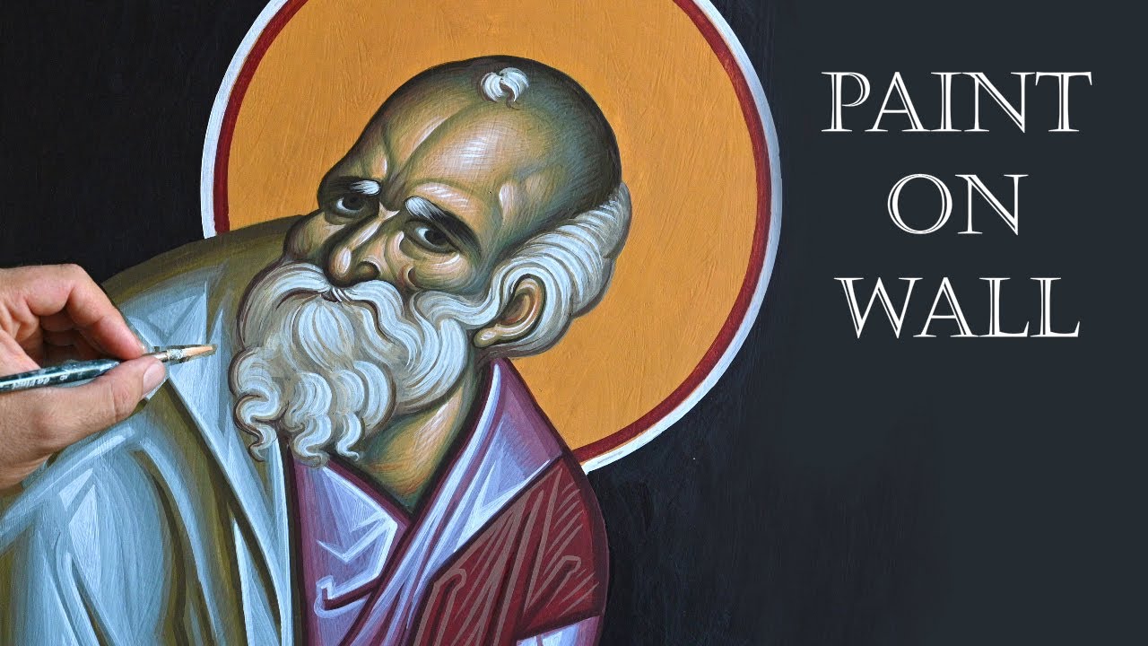 Iconography Lesson How to Paint on a Wall