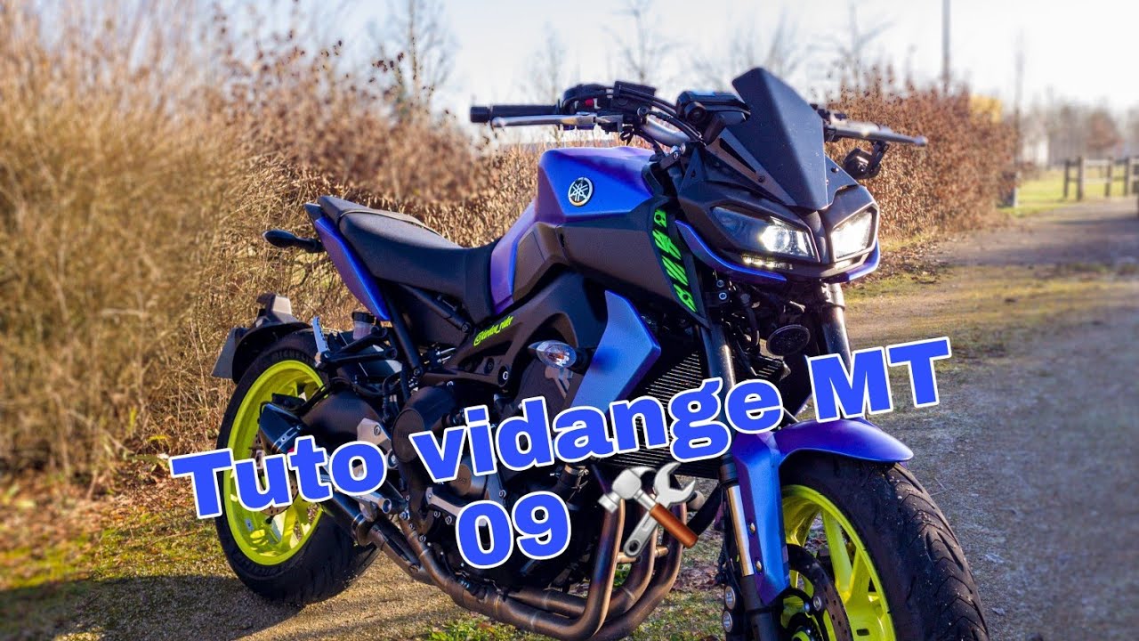 Tuto vidange MT 09 🛠🛠