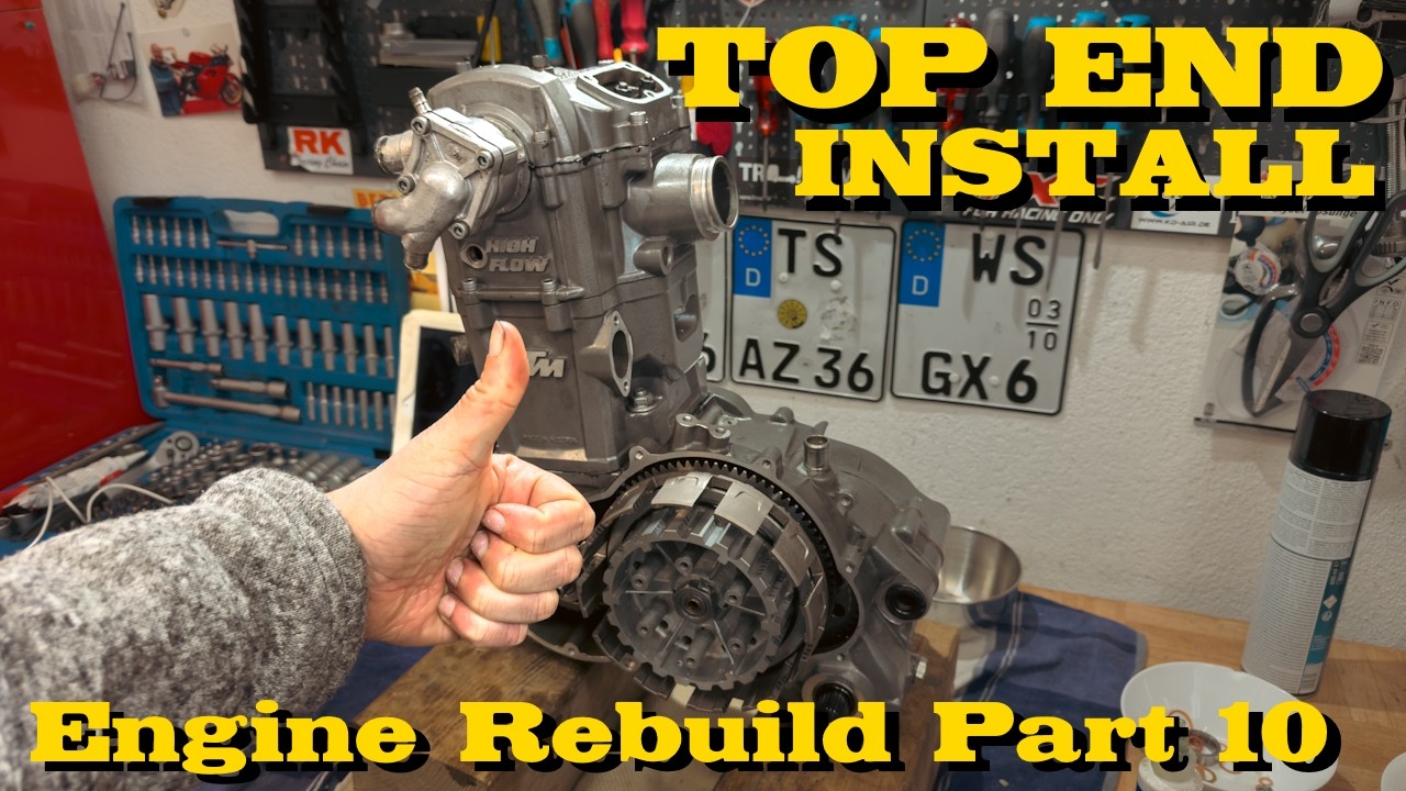 KTM 640 LC4 - Valve Lapping - Installing Cylinder Head & Camshaft [Engine Rebuild Part 10]