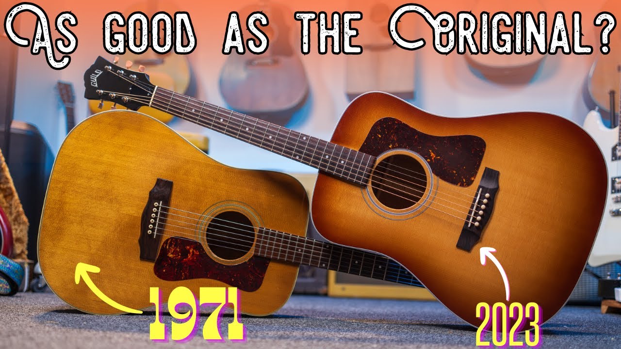 Винтаж против переиздания! Новая D40 от @GuildGuitarsUSA