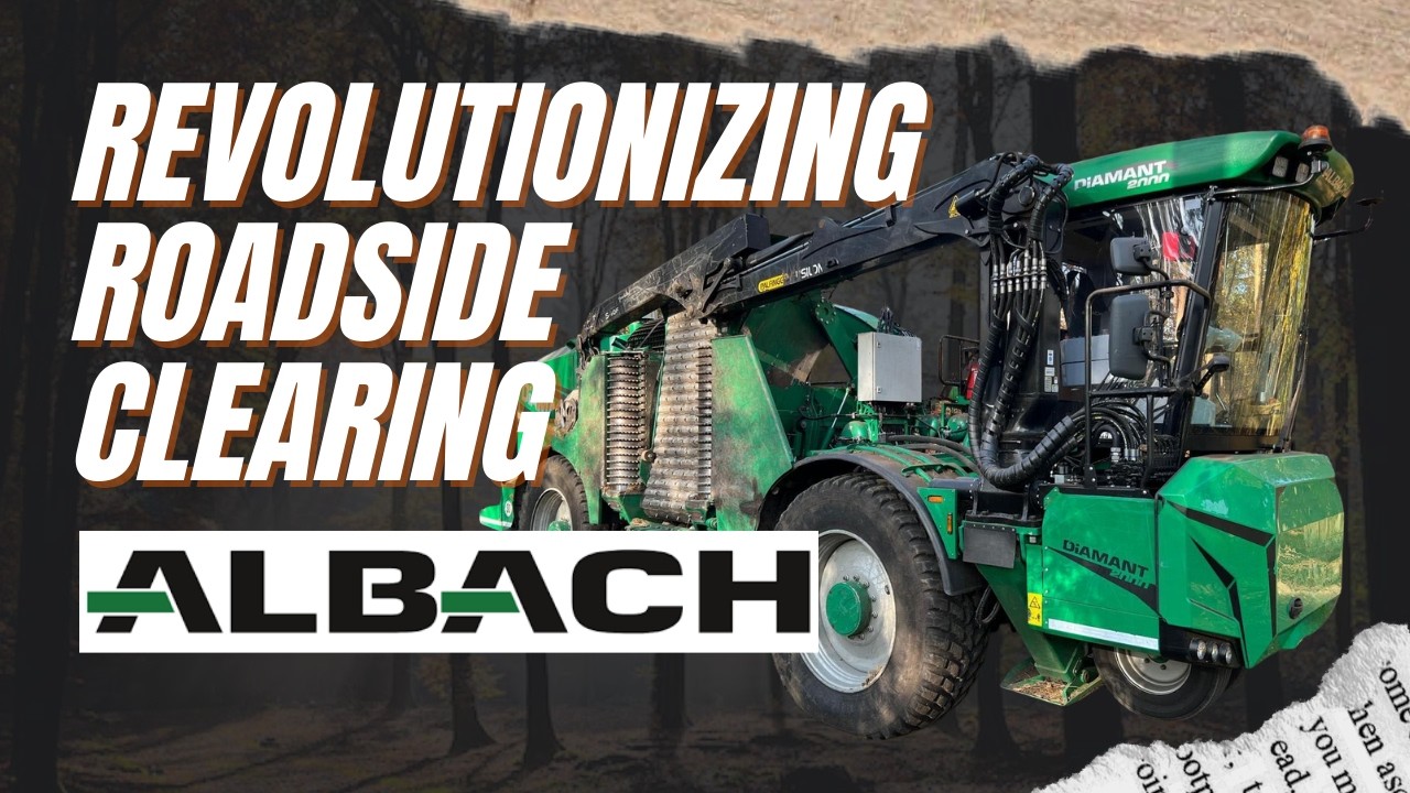 Albach Diamant 2000: The Self-Propelled Wood Chipper Revolutionizing Roadside Clearing