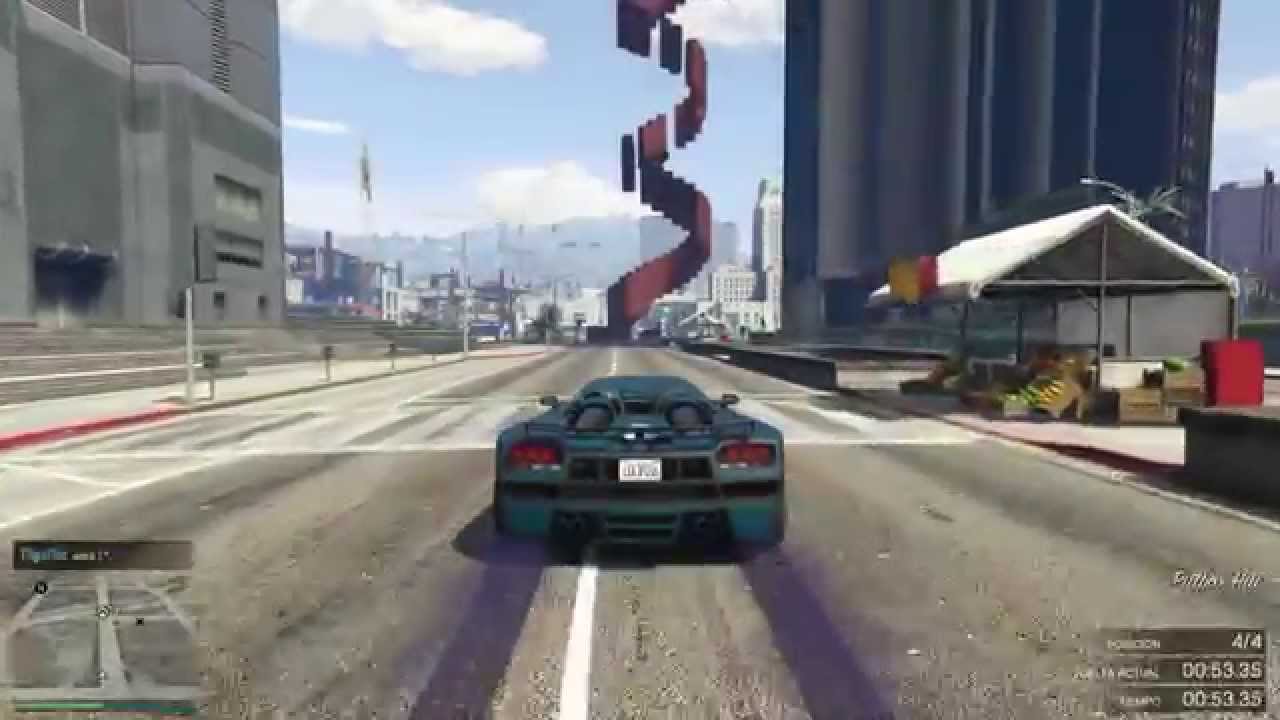 GTA 5 ONLINE - ESPIRAL INCREIBLE!! - CARRERA GTA 5 ONLINE