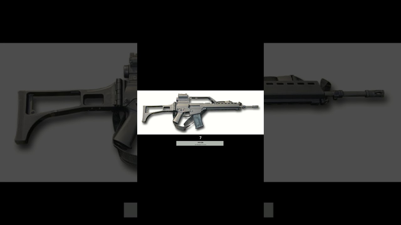 TOP10 Podstawowe bronie strzeleckie mocarstw w 2025 roku: G36  #top10 #history #military