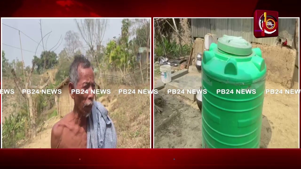 জলের অভাবে বেকায়দায় পড়েছেন মান্দাই মাধব পাড়ার মানুষ