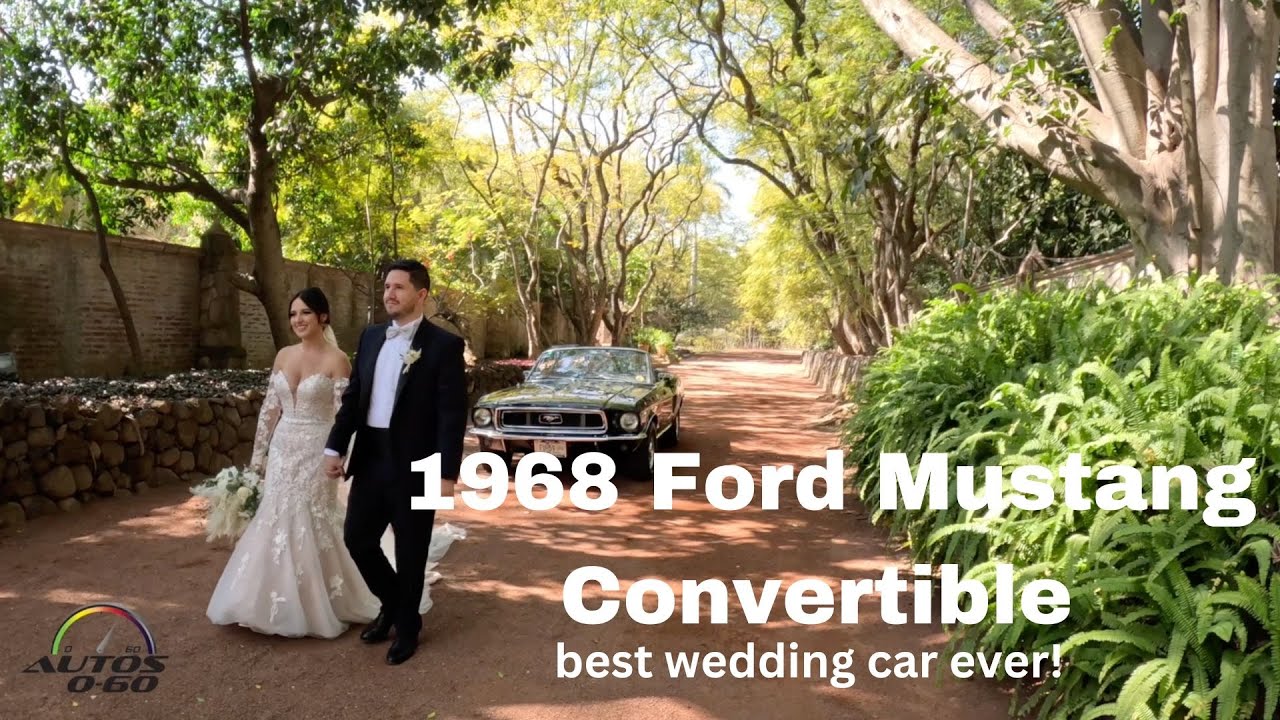 1968 Ford Mustang Convertible, best wedding car ever!