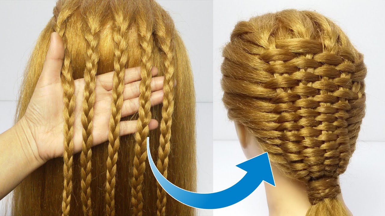 Basket weave Hairstyle | Cute Girly Fashion Hair | Amazing Hairstyles Tricks