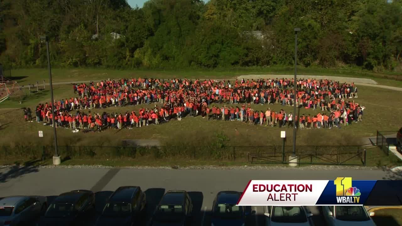Monarch Global Academy builds butterfly in unity