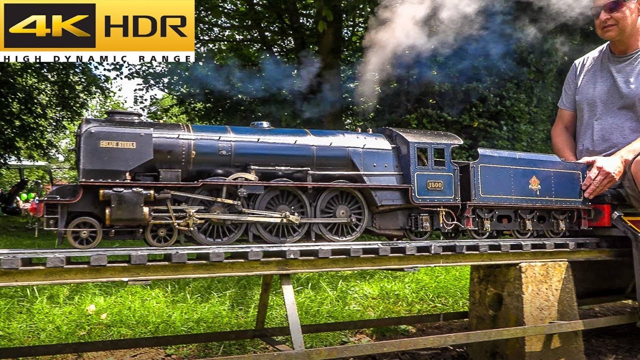 5 inch Gauge Freelance Pacific - 1500 Blue Steel - Live Steam Locomotive