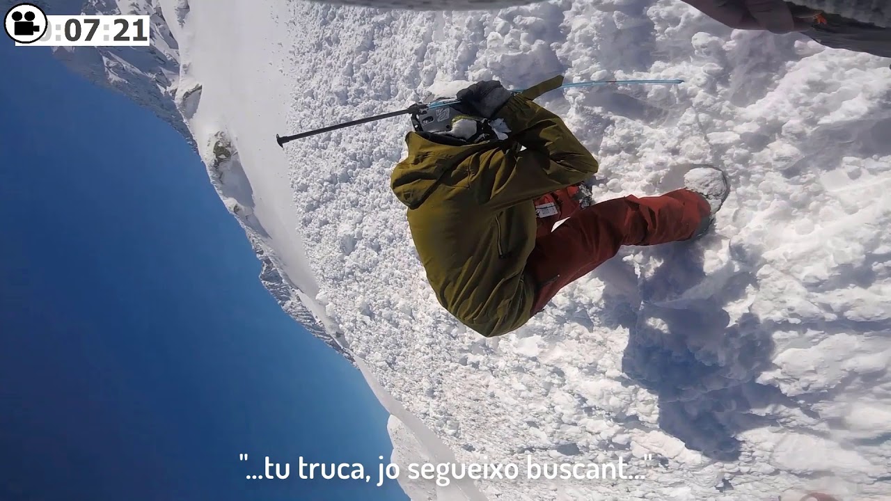 Avalanche rescue. Baqueira, Pyrenees