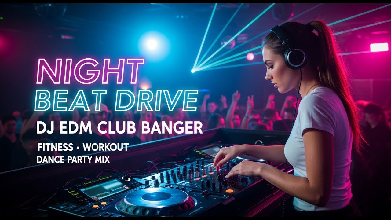 NIGHT BEAT DRIVE 🌙🎶 DJ EDM CLUB BANGER 🔥 FITNESS, WORKOUT  DANCE PARTY MIX