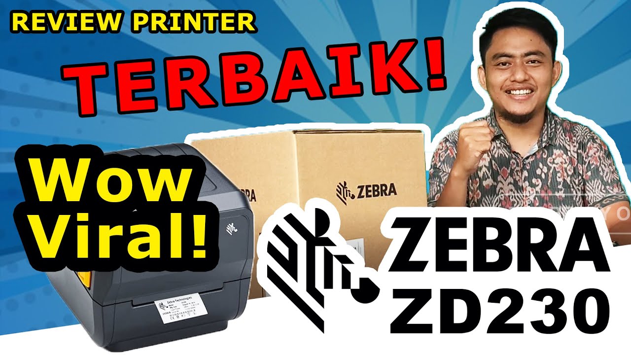 (Full Review + Tutorial) ZEBRA ZD230t Direct Thermal Transfer Printer by Barcode Official Store