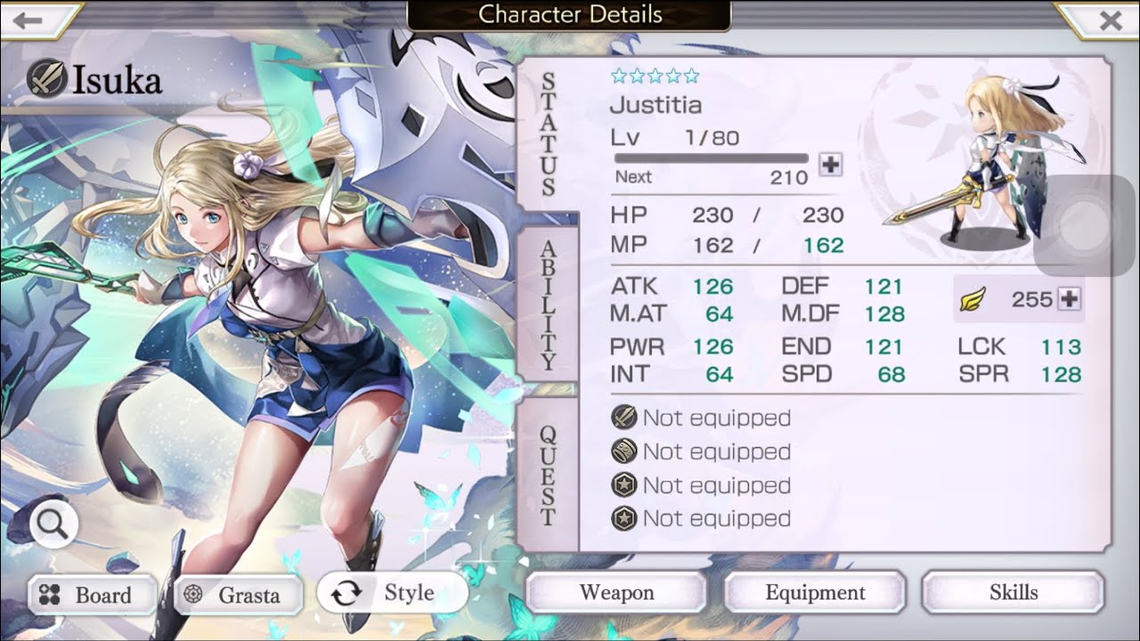 Another Eden Global: Remember My F2P Friend? He Obtained His 255 Isuka, AND Upgraded A Few Alters!