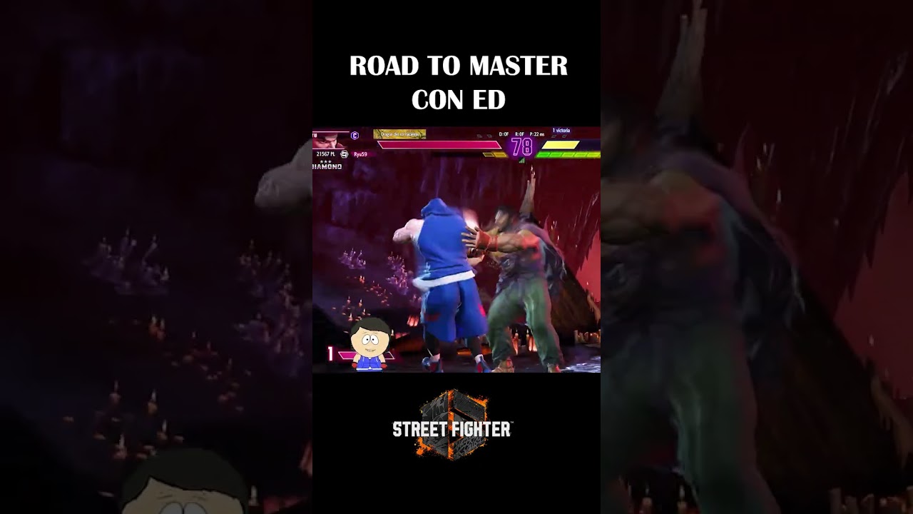 Solo necesitas confirmar tus combos para llegar a Master - SF6 Ed Road to Master #sf6 #streetfighter