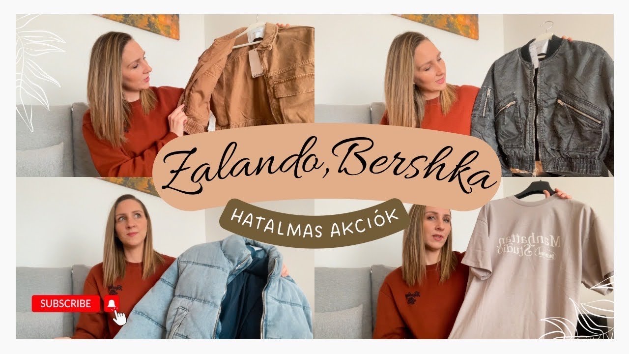 Nagy tavaszi le&aacute;raz&aacute;sok! 40000 Ft-ot sp&oacute;roltam az akci&oacute;kon - Zalando &eacute;s Bershka #haul #v&aacute;s&aacute;rl&aacute;s