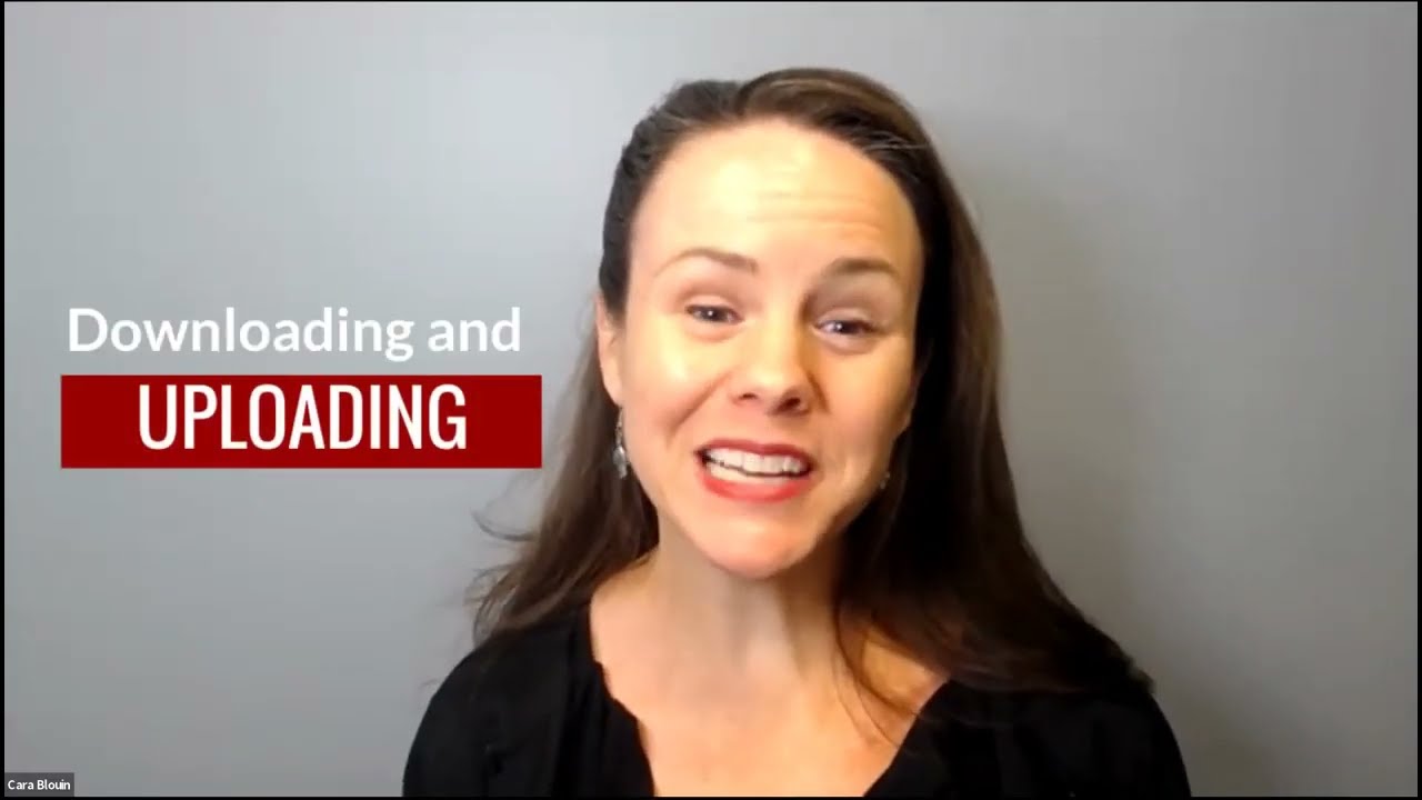 Uploading and Downloading (Submitting Assignments on Brightspace)