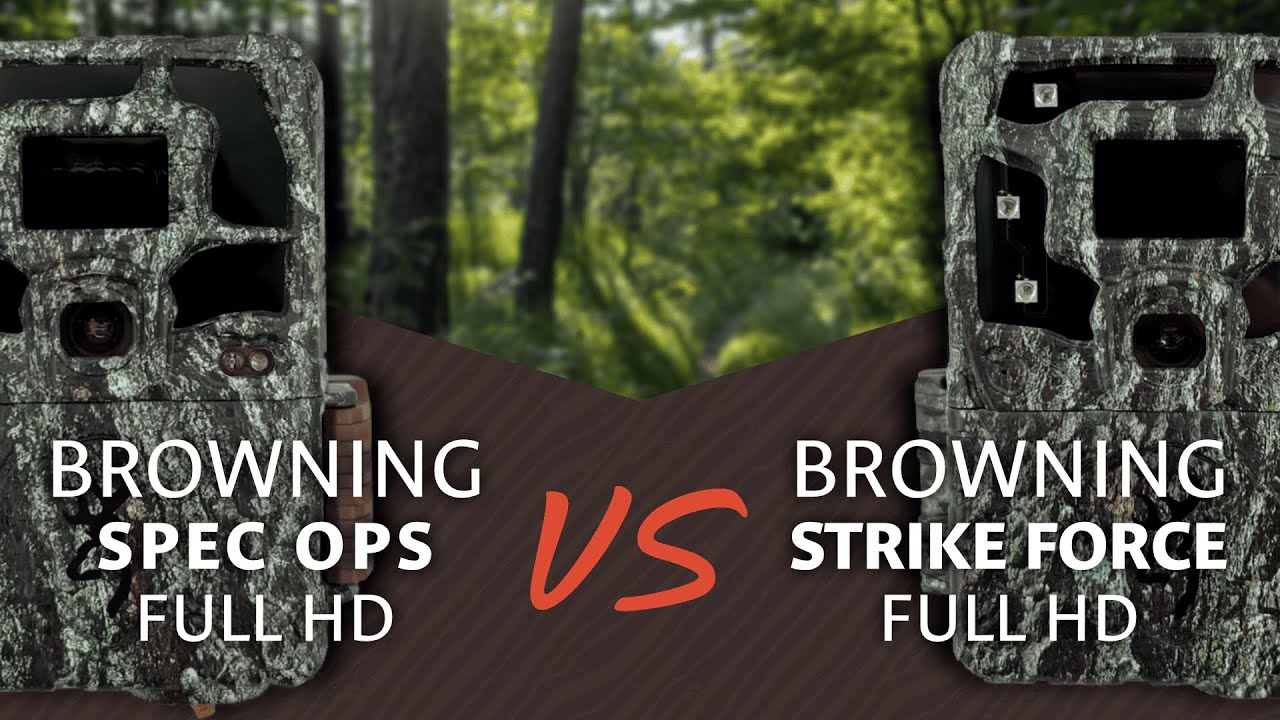 Comparativa BROWNING DARK OPS FULL HD vs STRIKE FORCE FULL HD