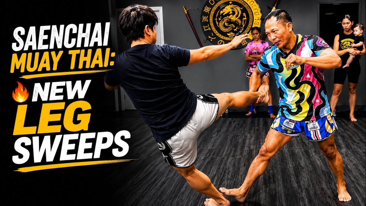 🔥 Saenchai Muay Thai: New Leg Sweeps “Takedowns” (Inside / Outside)