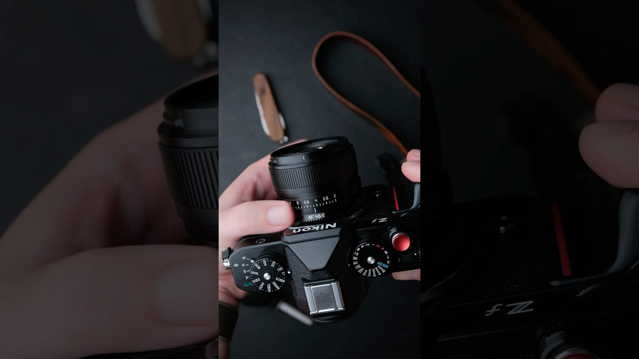 Finally A 40mm f2 Lens With An Perture Ring For The Nikon ZF #streetphotography #nikonzf #travel