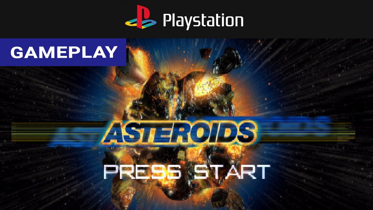 Asteroids (Playstation) - Gameplay Clip [HD] | RetroGameUp
