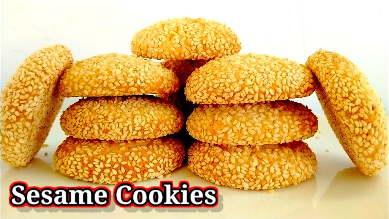 Sesame Cookies | How to make Sesame Cookies | easy cooking with das | Biscotti Regina Tahini Cookies