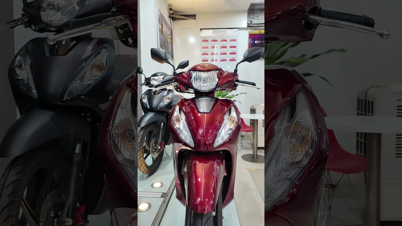 2026 Scooter Honda Vision 110cc Red Color 3D Tem #hondavision #minamototv #scooter