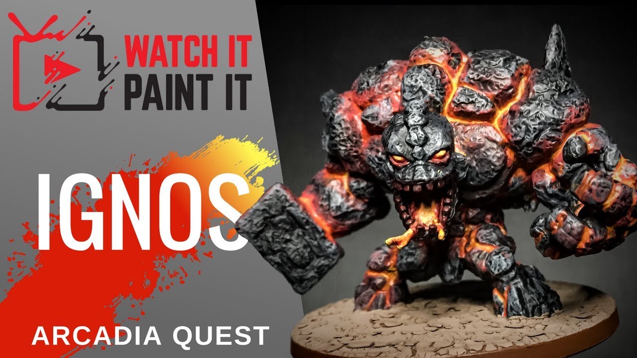 Arcadia Quest — Painting Ignos (Как рисовать лаву)