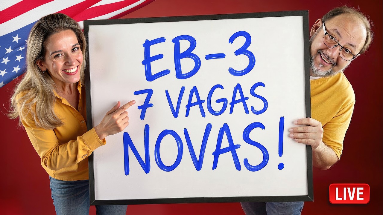 TÁ SOBRANDO EMPREGO NOS EUA? NOVAS VAGAS EB-3