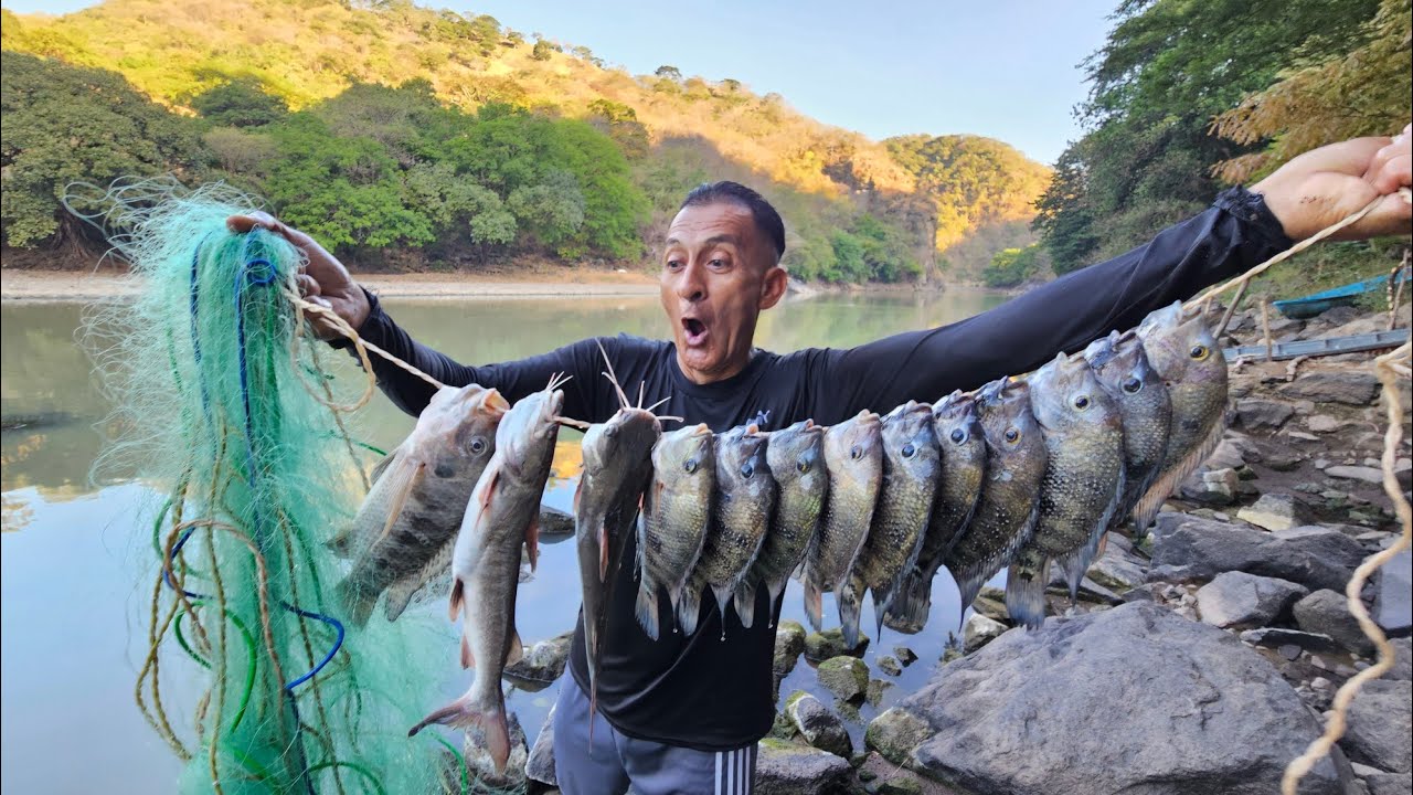 Don jose hace una tremenda ensarta de mojarra