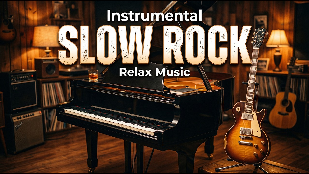 Romantic Slow Rock Instrumental | Emotional Guitar for Relaxing & Reflection
