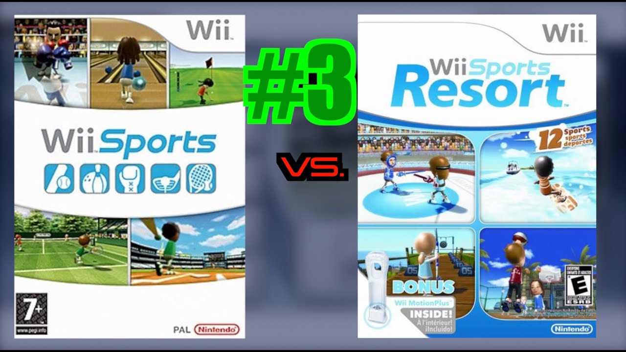 Wii Sports Vs. Wii Sports Resort | Comparing The Games Series #3