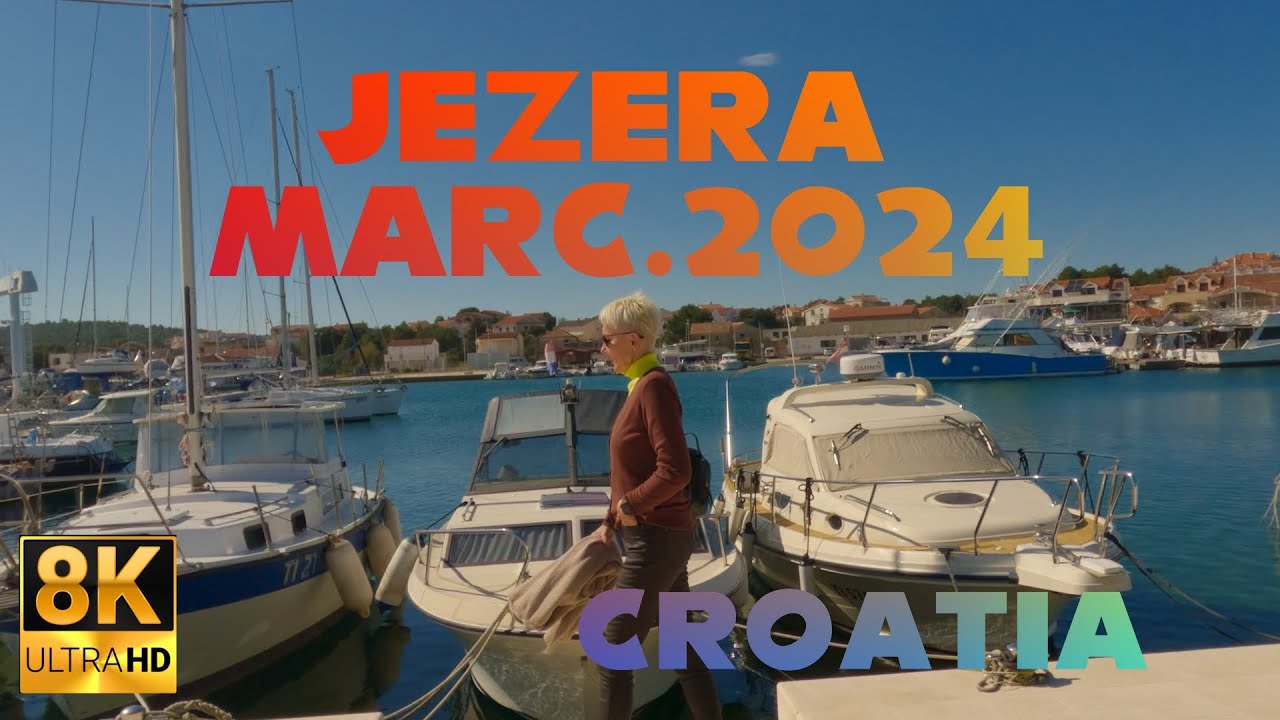 Jezera, Croatia | 8K Spring Walkthrough (March 2024)