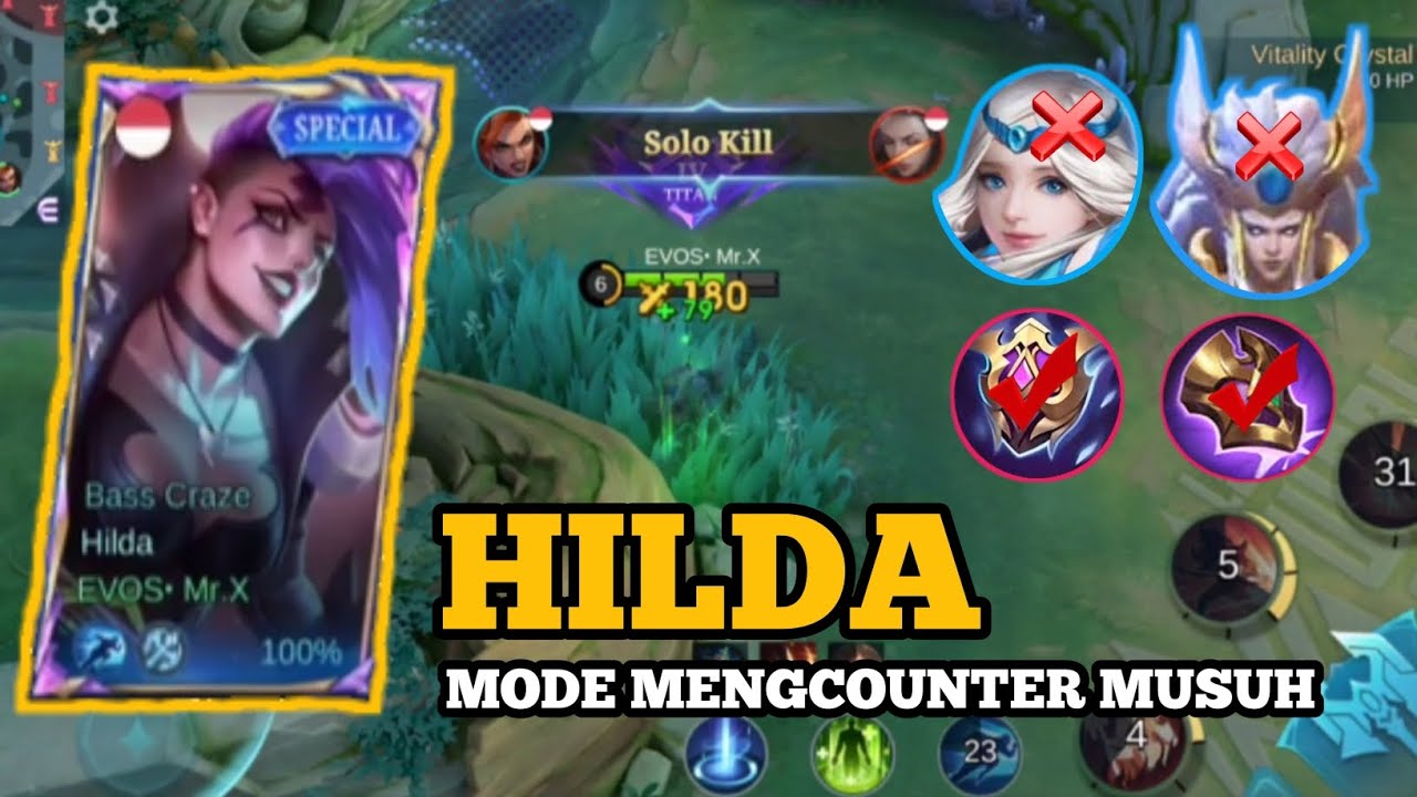 ITEM YANG COCOK BUAT COUNTER HERO KAGURA DAN HYLOS. #hildamlbb #hildaexplaner2026